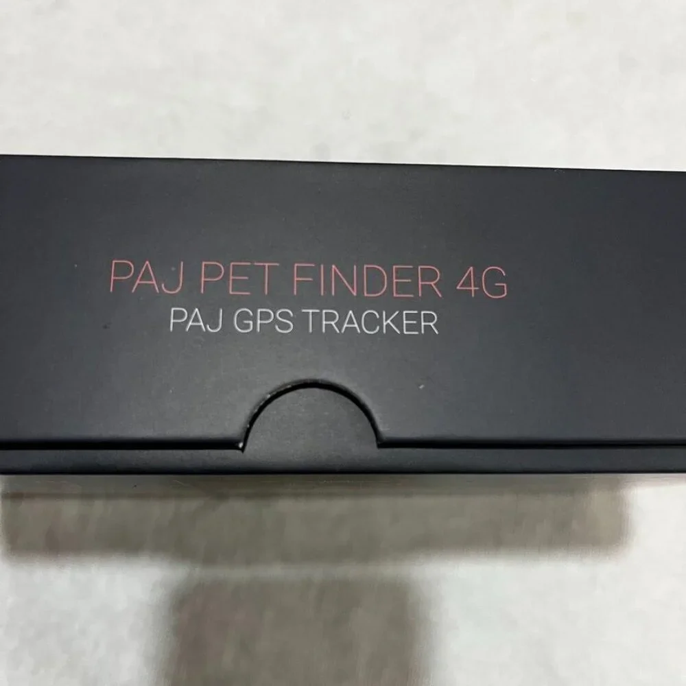 PAJ PET Finder 4G GPS Dog Tracker Black IP67 Waterproof Real-Time Tracking NIB